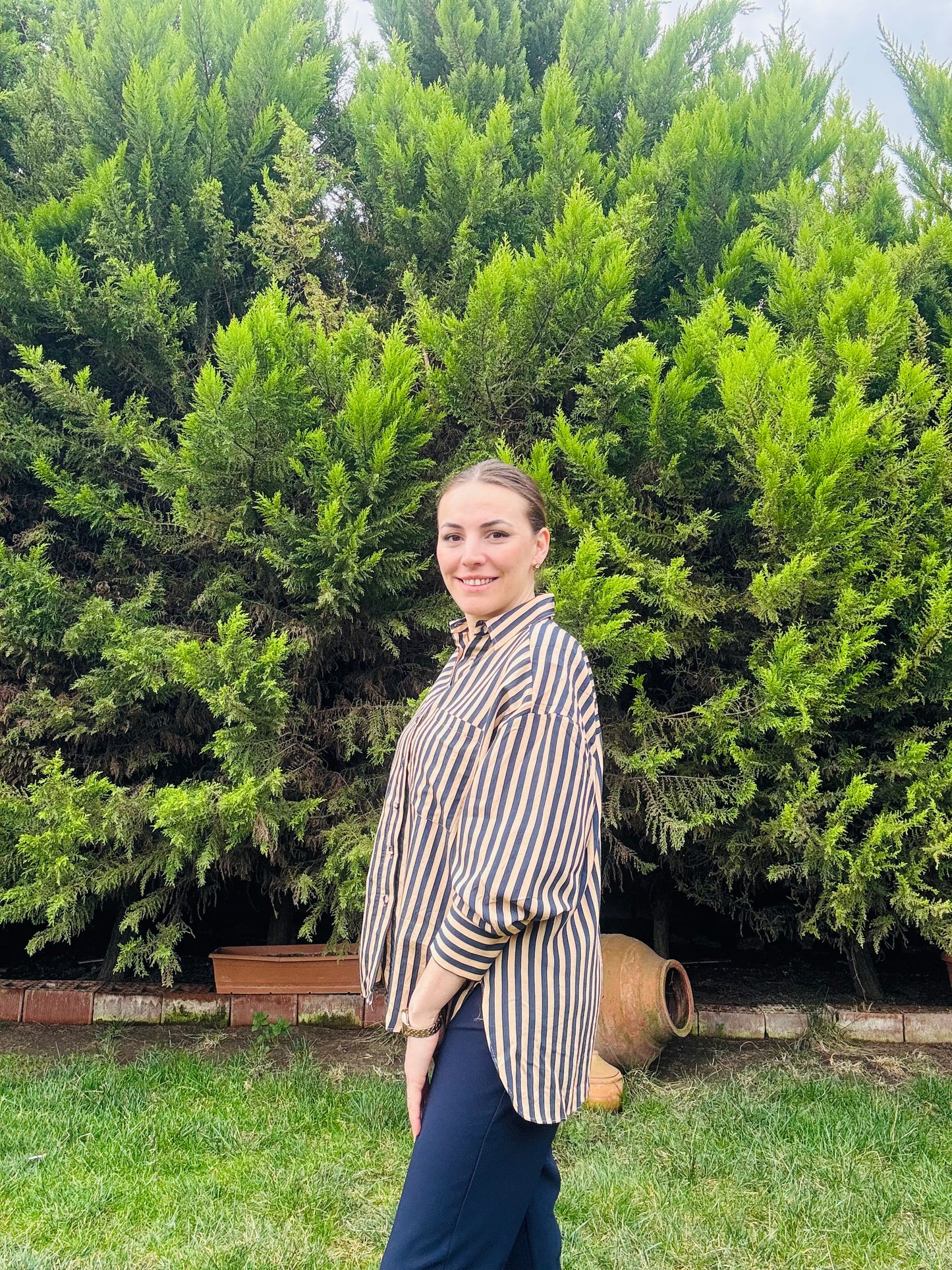 PERRY ÇİZGİLİ GÖMLEK