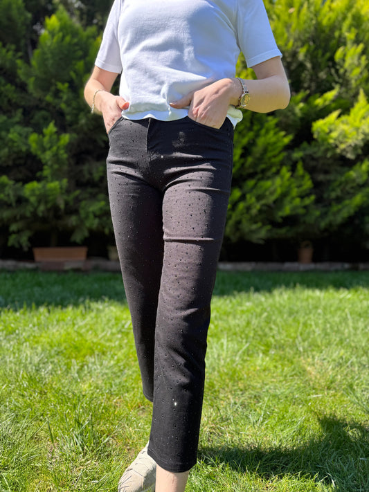 TAŞLI MOM JEAN