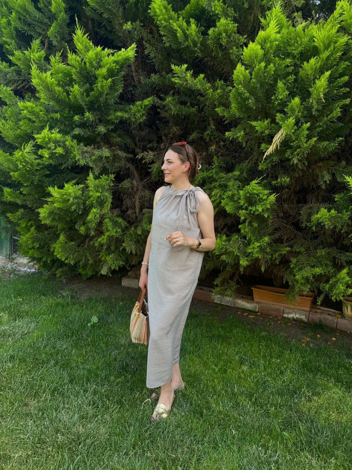 PERRY BAĞLAMALI ELBİSE