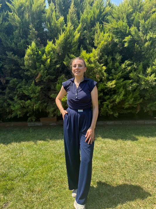 QUZU KIRIŞMA KUMAŞ PANTOLON
